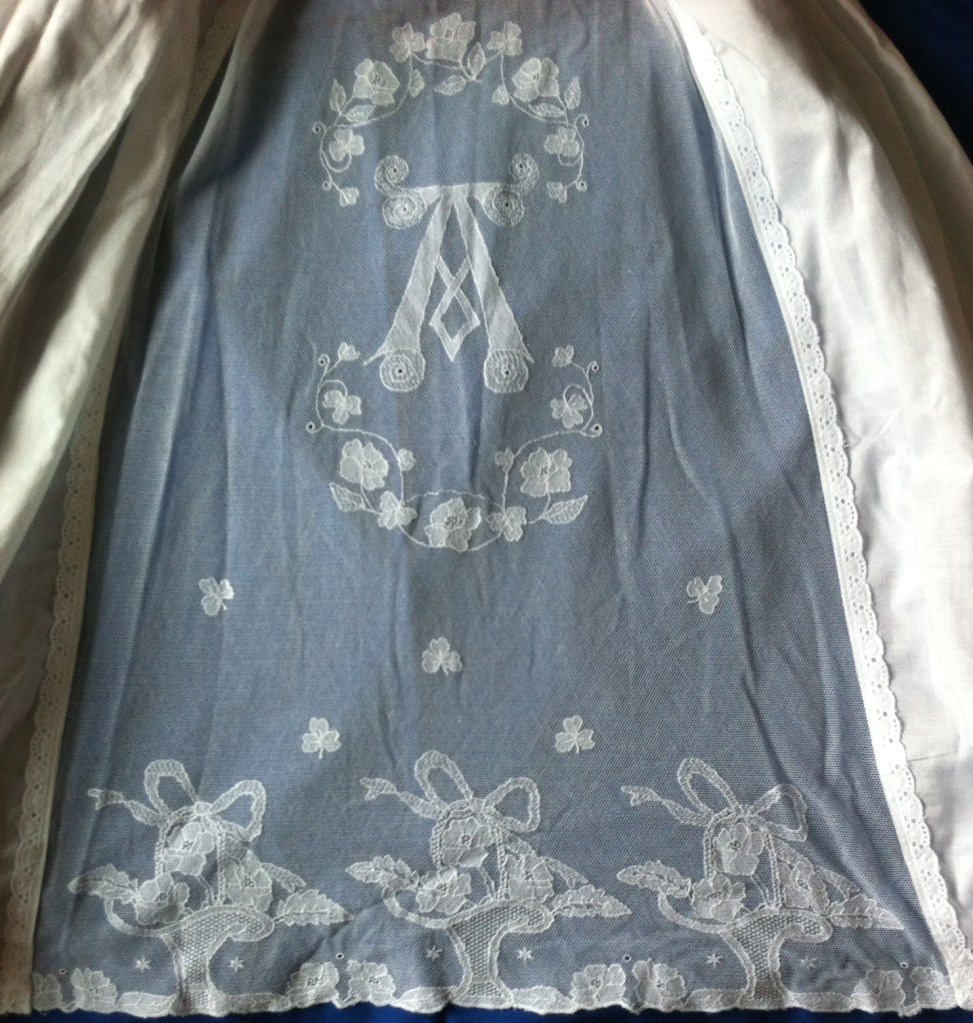 Dress panel of Limerick Lace