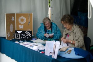 Doris and Ann at Bloom